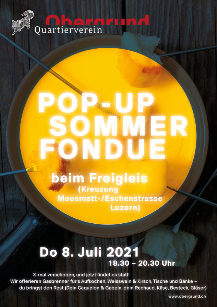 Pop-Up Sommer Fondue